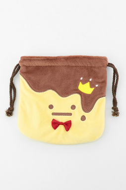 画像ギャラリー No.002のサムネイル画像 / 「アイドリッシュセブン」,王様プリンもこもこ巾着ポーチがACOSで発売決定