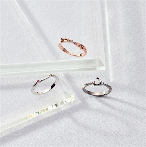 画像ギャラリー No.002のサムネイル画像 / FanFun MARKET，「アイドリッシュセブン × THE KISS」コラボジュエリーの受注販売を本日スタート