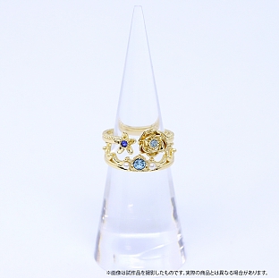 画像ギャラリー No.009のサムネイル画像 / 「アイドリッシュセブン」IDOLiSH7記念日2019の衣装をイメージした2連リングが9月に発売。受注を開始