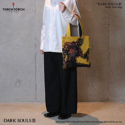 画像ギャラリー No.008のサムネイル画像 / 「DARK SOULS III」のパッケージアートがニットトートバッグに。アパレルブランド「TORCH TORCH」とのコラボアイテムとしてリリース