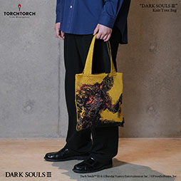 画像ギャラリー No.009のサムネイル画像 / 「DARK SOULS III」のパッケージアートがニットトートバッグに。アパレルブランド「TORCH TORCH」とのコラボアイテムとしてリリース