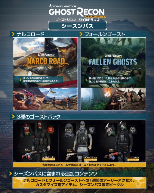 画像ギャラリー No.004のサムネイル画像 / 「ゴーストリコン ワイルドランズ」4人vs.4人で戦う「PvPモード」の実装が決定。シーズンパスコンテンツの詳細も