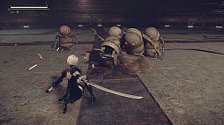 画像ギャラリー No.003のサムネイル画像 / 本日配信が開始された「NieR:Automata」の体験版プレイレポート。プラチナゲームズが構築した新たな「ニーア」のバトルアクションを堪能しよう
