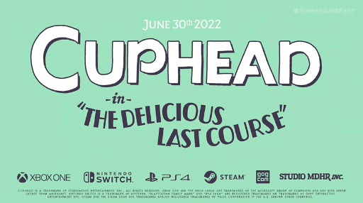 画像集#005のサムネイル/「Cuphead」DLC“The Delicious Last Course”のプレイムービーを公開——乙女な新キャラのMs.Chaliceが飛んで打って避ける
