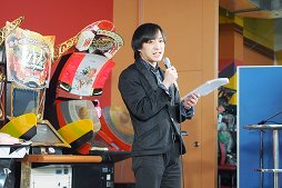 画像ギャラリー No.002のサムネイル画像 / 「The 5th KAC」の開会宣言イベントをレポート。稼働したばかりの「MUSECA」を初め,全15タイトルが対象に