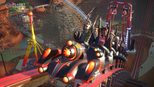 画像集 No.002のサムネイル画像 / テーマパーク運営シミュレーションゲームの新作，「Planet Coaster」が本日発売