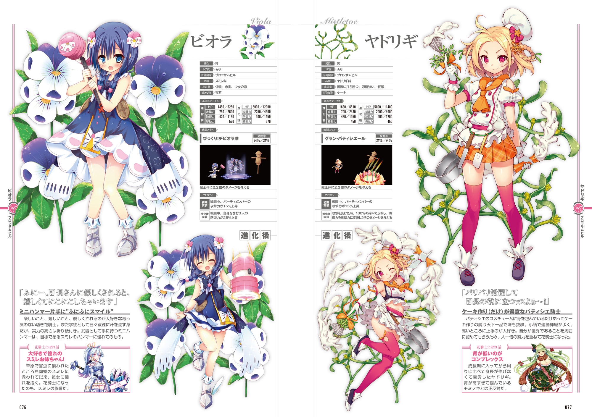画像集 003 Flower Knight Girl の設定資料 イラスト集が3月25