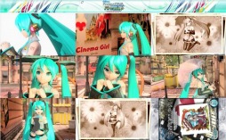 初音ミク DIVA フォトスタジオ　プリントシール　10枚　ミク＆KAITO オリジナルシールが作れる「初音ミク Project DIVA Arcade