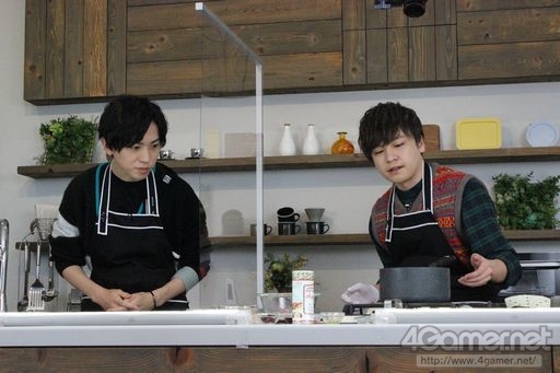 画像集#003のサムネイル/「あんスタ!!」配信番組「CAFE CINNAMON ニキズキッチン」第7回収録現場に潜入レポート。餅つき&おもちピザに挑戦!