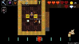 画像ギャラリー No.035のサムネイル画像 / ローグライクとリズムゲームが融合した「クリプト・オブ・ネクロダンサー」。手軽なPS Vita版でその魅力を再発見!