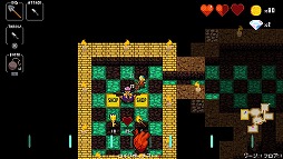 画像ギャラリー No.045のサムネイル画像 / ローグライクとリズムゲームが融合した「クリプト・オブ・ネクロダンサー」。手軽なPS Vita版でその魅力を再発見!