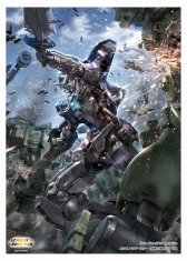 画像ギャラリー No.004のサムネイル画像 / 「ガンダムクロスウォー」,ガンプラを購入すると「ユニコーンガンダム(覚醒)」がもらえるキャンペーンが6月18日にスタート。6月14日からガンダムカフェでイラスト展示も