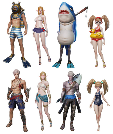 画像ギャラリー No.004のサムネイル画像 / 「リネージュ2 レボリューション」,LRランク装備進化材料を獲得できるサマーイベント開催中