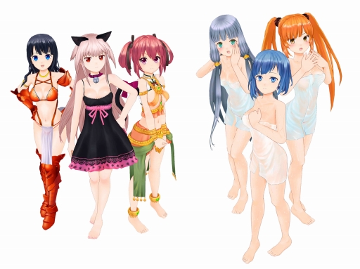 画像ギャラリー No.002のサムネイル画像 / 「天衣創聖ストライクガールズ」&「絢爛乙女ガールズストライカー」バレンタインイベント開催。ストライクガールズには「背景切替」機能も