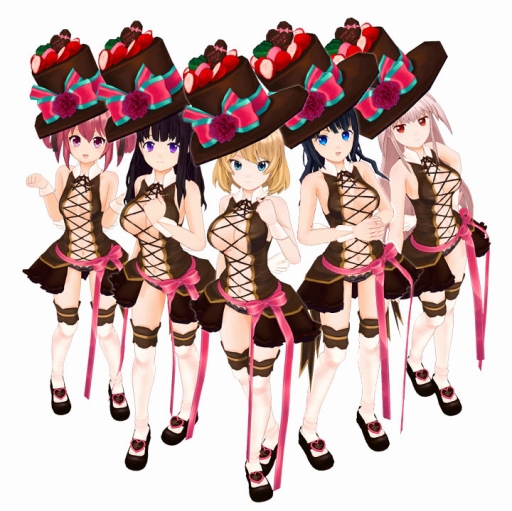 画像ギャラリー No.003のサムネイル画像 / 「天衣創聖ストライクガールズ」&「絢爛乙女ガールズストライカー」バレンタインイベント開催。ストライクガールズには「背景切替」機能も