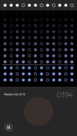 画像ギャラリー No.007のサムネイル画像 / 手拍子の代わりにスマホをタップしてミニマルミュージックを奏でよう。iOS向けリズムゲーム「Steve Reich's Clapping Music」を紹介