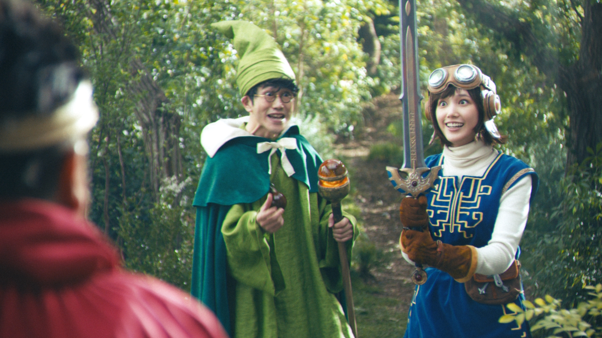画像集 002 星のドラゴンクエスト 新tvcmのメイキングを公開 本田 翼さんと