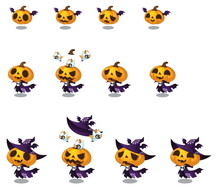 画像ギャラリー No.005のサムネイル画像 / 「LINE ウパルランド」にハロウィン限定ウパルのパンプキー&スカルが登場