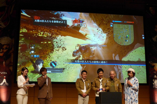 画像ギャラリー No.010のサムネイル画像 / 「進撃の巨人」完成発表会をレポート。オンライン協力プレイが実装される無料アップデートの内容や,体験版のプレイレポートもお届けしよう