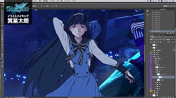 画像ギャラリー No.002のサムネイル画像 / 「イグジストアーカイヴ」,箕星太朗氏と齊藤祐一郎氏による対談の続きが収録されたイラストメイキングムービー第2弾が公開に