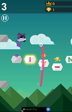 画像ギャラリー No.003のサムネイル画像 / 正確な一筆書きが要求されるユニークなアクションゲーム「黒マギ-黒猫の魔法使いマギの冒険-」を紹介する「(ほぼ)日刊スマホゲーム通信」第909回