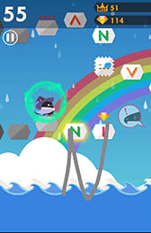 画像ギャラリー No.005のサムネイル画像 / 正確な一筆書きが要求されるユニークなアクションゲーム「黒マギ-黒猫の魔法使いマギの冒険-」を紹介する「(ほぼ)日刊スマホゲーム通信」第909回