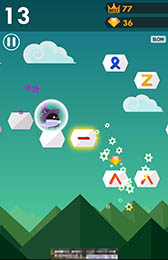 画像ギャラリー No.011のサムネイル画像 / 正確な一筆書きが要求されるユニークなアクションゲーム「黒マギ-黒猫の魔法使いマギの冒険-」を紹介する「(ほぼ)日刊スマホゲーム通信」第909回