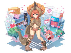 画像ギャラリー No.003のサムネイル画像 / 「モン娘☆は〜れむ」に「ウルトラ怪獣擬人化計画」のアギラやゼットンなどが登場