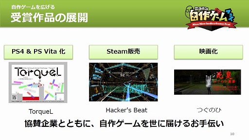 画像ギャラリー No.029のサムネイル画像 / 「全国学校対抗GAMEツクール大会」「GAME OF THE YEAR」「ゲーム投稿サイト」など,さまざまな展望が語られた「RPGツクールMV」発売イベントをレポート