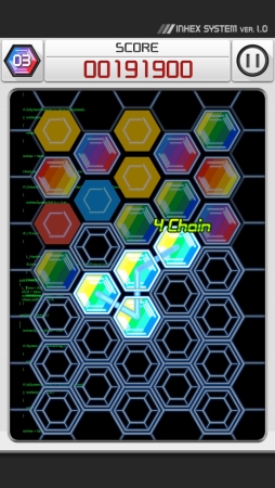 画像ギャラリー No.006のサムネイル画像 / “感染”システムがパズル性を高めているスマホアプリ「INHEX」を紹介する「(ほぼ)日刊スマホゲーム通信」第1034回