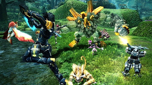 Tgs 15 Ps4版 Pso2 は期待を上回る美しさ 滑らかさ 制限時間12分の特別クエストに挑んだインプレッションをお届け