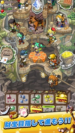 ���������꡼ No.002�Υ���ͥ������ / ���ߥ�졼�����RPG�ֿʤᡪ�楰�ɥ�õ����פ�Android�Ǥ��ۿ�