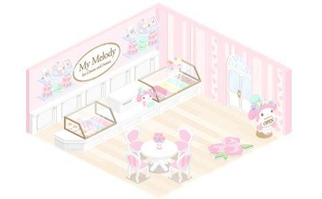 画像ギャラリー No.002のサムネイル画像 / 「ハローキティ アイスライフ」イベント「My Melody 40th Anniversary」を実施