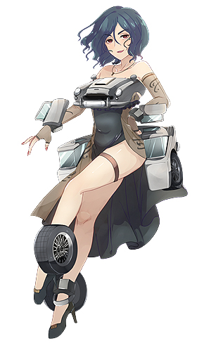 画像ギャラリー No.011のサムネイル画像 / DMMの新作「レーシング娘。」のオープンβテストが本日スタート。クルマの擬人化具合を自分の目で確かめよう