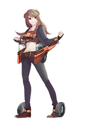 画像ギャラリー No.013のサムネイル画像 / DMMの新作「レーシング娘。」のオープンβテストが本日スタート。クルマの擬人化具合を自分の目で確かめよう