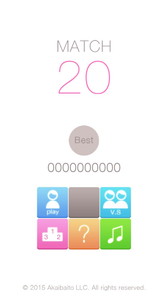 画像ギャラリー No.004のサムネイル画像 / 暗算力が試される対戦型パズルゲーム「Match20」のAndroid版が配信開始