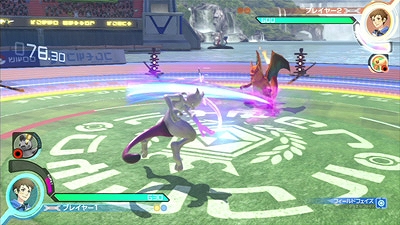 Wii U版「ポッ拳 POKKEN TOURNAMENT」ミュウツーとダークミュウツーの