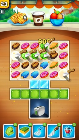 画像ギャラリー No.008のサムネイル画像 / 食材をつなぐフードパズル「スナックトラックフィーバー」スマホ向けに配信開始