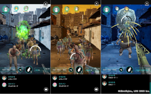 画像ギャラリー No.002のサムネイル画像 / ライブゲーム「WAVE of thousand Zombie」Mirrativで配信中。配信者と視聴者が協力してゾンビと戦う