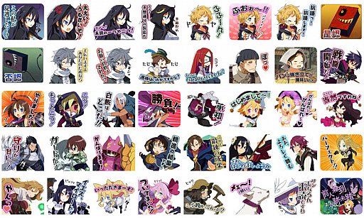 画像ギャラリー No.001のサムネイル画像 / 「ルフランの地下迷宮と魔女ノ旅団」のLINEスタンプが配信開始