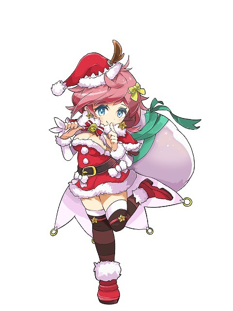 画像ギャラリー No.003のサムネイル画像 / 「トキノ特異点」,サンタコスの長瀬麻遊が手に入るイベント「夢見るサンタと聖夜の妖精」が開催に