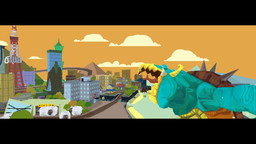 画像ギャラリー No.004のサムネイル画像 / 「怪獣VSひつじ」がauスマートパスで配信開始。ひつじを投げて怪獣を倒そう