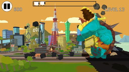 画像ギャラリー No.005のサムネイル画像 / 「怪獣VSひつじ」がauスマートパスで配信開始。ひつじを投げて怪獣を倒そう