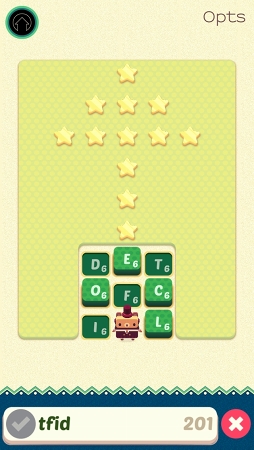 画像ギャラリー No.004のサムネイル画像 / アルファベットで英単語を作っていくパズルゲーム「Alphabear」を紹介する「（ほぼ）日刊スマホゲーム通信」第929回