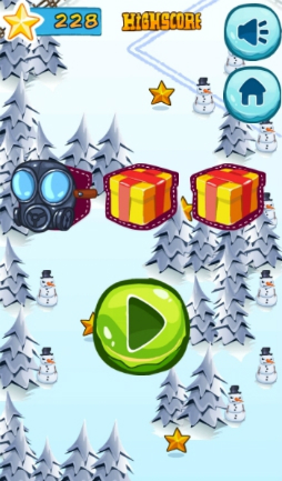 画像ギャラリー No.004のサムネイル画像 / 手軽に遊べるスキーゲーム「オシャレンスキー」が「Yahoo!ゲーム かんたんゲーム」で配信開始