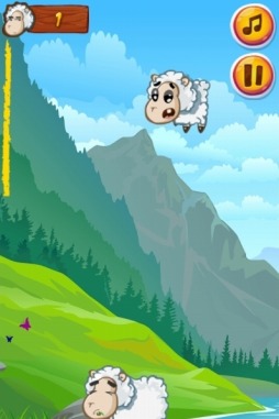 画像ギャラリー No.003のサムネイル画像 / 「Yahoo!ゲーム かんたんゲーム」に羊を積み上げるパズルゲーム「つみあげメーメー」が登場