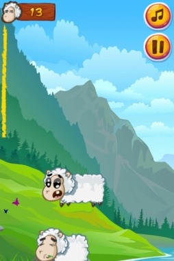 画像ギャラリー No.004のサムネイル画像 / 「Yahoo!ゲーム かんたんゲーム」に羊を積み上げるパズルゲーム「つみあげメーメー」が登場
