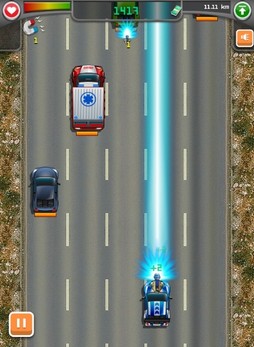 画像ギャラリー No.002のサムネイル画像 / 「Yahoo!ゲーム かんたんゲーム」で,STG「弾丸ロード」が配信開始