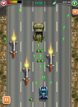 画像ギャラリー No.003のサムネイル画像 / 「Yahoo!ゲーム かんたんゲーム」で,STG「弾丸ロード」が配信開始