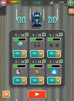 画像ギャラリー No.004のサムネイル画像 / 「Yahoo!ゲーム かんたんゲーム」で,STG「弾丸ロード」が配信開始